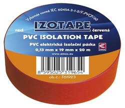 Izolační páska na kabely PVC 19/20 červená