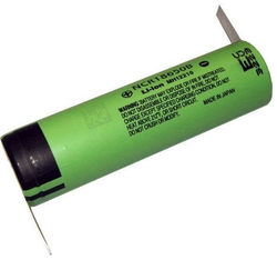 Nabíjecí průmyslová baterie 18650 Panasonic 3400mAh 3,7V Li-Ion vývody do Z