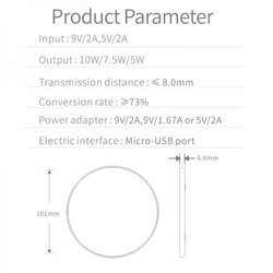 1stCOOL bezdrátová QI rychlonabíječka 5W 7,5W 10W