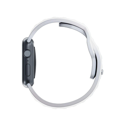 3mk Silicone Watch Strap pro Apple 38/40/41 mm White