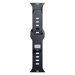 3mk Silicone Watch Strap pro Apple 42/44/45/49 mm Black