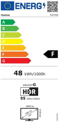 43" HISENSE 43A7NQ (2024)