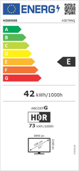 43" HISENSE 43E79NQ (2024)