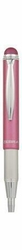 46617 Kuličkové pero "Telescopic Metal Stylus", modrá, 0,24 mm, teleskopické, kovové, růžové tělo, Z