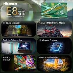 65" HISENSE 65E8S (2026)