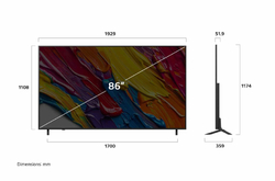 86" LG 86QNED82A6B (2025)