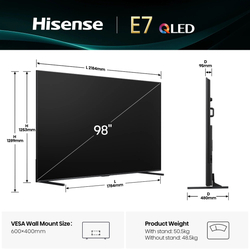 98" HISENSE 98E7Q (2025)