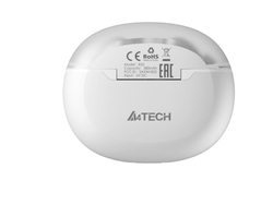 A4tech Bezdrátové sluchátka B25, TWS, Bluetooth, bílá