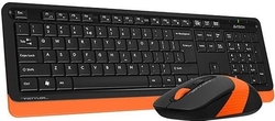 A4Tech set klávesnice a myši FG1010 Fstyler, bezdrátový, oranžový