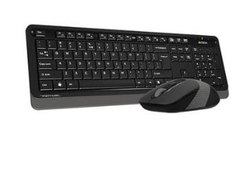 A4Tech set klávesnice a myši FG1010 Fstyler, bezdrátový, šedý