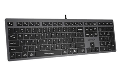 A4Tech FX50, šedá, CZ/SK