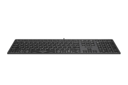 A4Tech FX60, (bílé podsvícení), šedá, CZ/SK