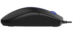 A4tech N-530S, podsvícená kancelářská myš, 1200 DPI, USB, černá