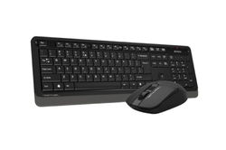A4Tech set klávesnice a myši FG1012, bezdrátový, US, černý