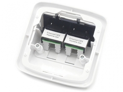 ABB Tango Datová zásuvka UTP CAT5E 2xRJ45 WHkey bílá 