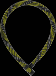ABUS 7210/110 racing yellow IvyTex / řetězový zámek