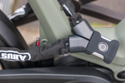 ABUS řetězový zámek 7807F/110 BK YARDO s otiskem prstu