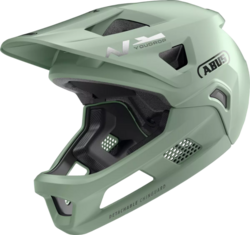 Abus YouDrop FF mist green vel.S (48-55) / celoobličejová helma