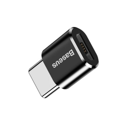 Adaptér Baseus z microUSB na USB-C černý