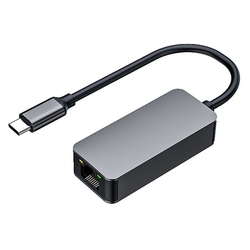 Adaptér USB-C -> LAN RJ45 ETHERNET 2,5G/1000 MBIT Aluminium