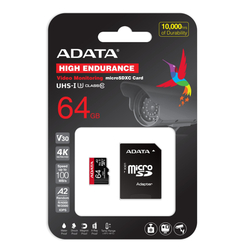 ADATA 64GB MicroSDXC UHS-I U3 V30S HIGH + adapter