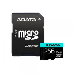ADATA Premier Pro microSDXC 256GB Class 10 UHS-I U3 100/80MB/s + SD adaptér