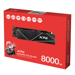 ADATA SSD XPG GAMMIX S70 Blade 8TB (AGAMMIXS70B-8000G-CS)