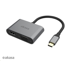 AKASA - USB-C na HDMI a VGA