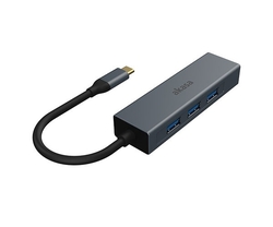 AKASA - USB Type-C 4-in-1 hub s Ethernetem