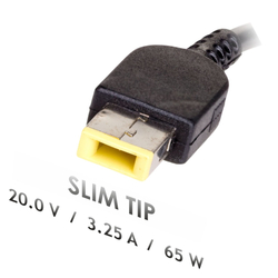 Akyga Nabíječka na notebook 20V/3.25A 65W Square yellow