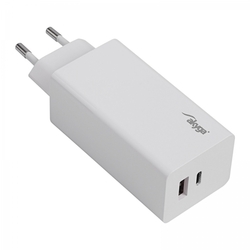 Akyga Nabíječka univerzální USB-A + USB-C PD 5-20V