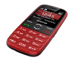 ALIGATOR A770 Senior červený + stolní nabíječka
