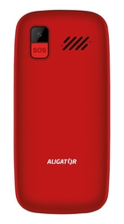 ALIGATOR A770 Senior červený + stolní nabíječka