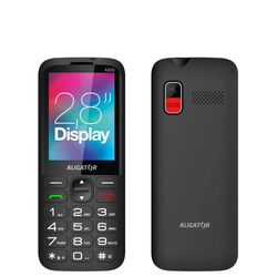 ALIGATOR A930 GPS 4G Senior černý + nabíjecí stojánek