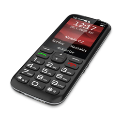 ALIGATOR A930 GPS 4G Senior černý + nabíjecí stojánek