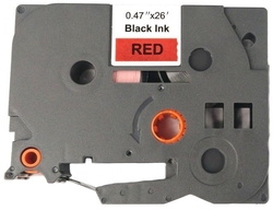 Allprint pro Brother TZE-431, TZ-431, 12mm x 8m, černý tisk / červený podklad  