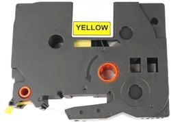 Allprint pro Brother TZE-611, TZ-611, 6mm x 8m, černý tisk / žlutý podklad  
