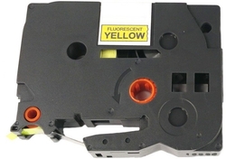 Allprint pro Brother TZE-C31, 12mm x 5m, černý tisk / signálně žlutý podklad  