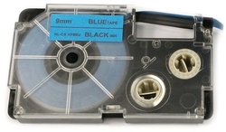 Allprint pro Casio, XR-9BU1, 9mm x 8m, černý tisk / modrý podklad  