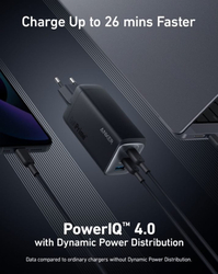 Anker 737 GaN III 3-Port 120W Charger 2xUSB-C (100W) + 1xUSB-A (22.5W)