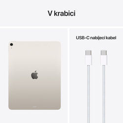 Apple iPad Air M4 13" Wi-Fi 1TB, hvězdně bílá