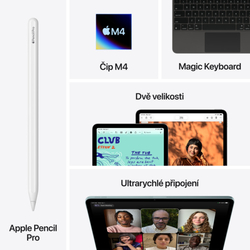 Apple iPad Air M4 13" Wi-Fi 1TB, modrá