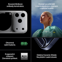 Apple iPhone 17 Pro 1TB temně modrá