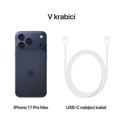 Apple iPhone 17 Pro Max 512GB temně modrá