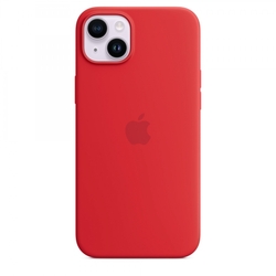 Apple iPhone silikonový kryt s MagSafe na iPhone 14 Plus, červený (PRODUCT)RED