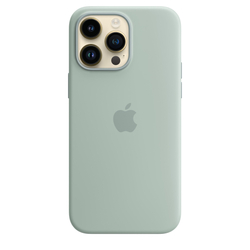Apple iPhone silikonový kryt s MagSafe na iPhone 14 Pro Max, dužnatkově modrý