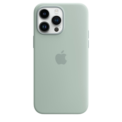 Apple iPhone silikonový kryt s MagSafe na iPhone 14 Pro Max, dužnatkově modrý