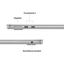 Apple MacBook Air 13,M4 chip 10-core CPU/10-core GPU,16GB,512GB SSD - Silver
