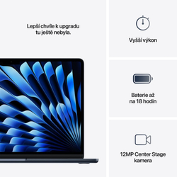 Apple MacBook Air 13,M4 chip 10-core CPU/10-core GPU,24GB,512GB SSD - Midnight
