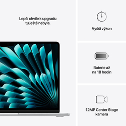 Apple MacBook Air 13,M4 chip 10-core CPU/8-core GPU,16GB,256GB SSD - Silver